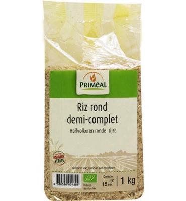 Halfvolkoren ronde rijst bio 1 Kilogram