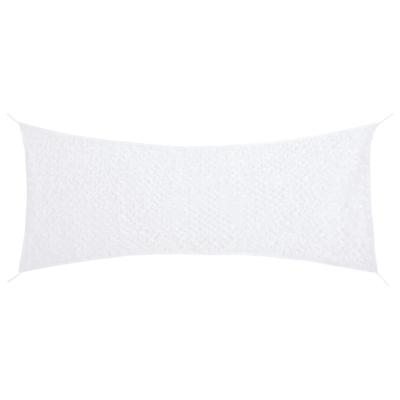 VidaXL Camouflagenet met opbergzak 312x140 cm wit