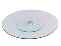 Lazy Susan Glazen Draaibare Serveerschaal 30 cm Transparant - thumbnail