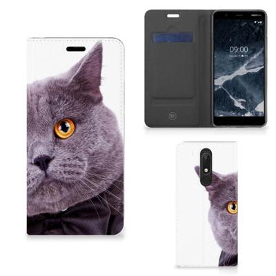 Nokia 5.1 (2018) | Hoesje maken | Kat