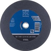 PFERD TOOLS 80 T 400-3,0 H SG LAB STEEL/32,0 66300150 Doorslijpschijf recht 400 mm 10 stuk(s) Getemperd staal, Gietijzer, Staal, Staal, Gegoten staal, Gegoten - thumbnail