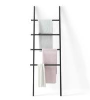 Umbra Leana handdoekladder 51x152x4cm Hout Zwart 1017445-040 - thumbnail