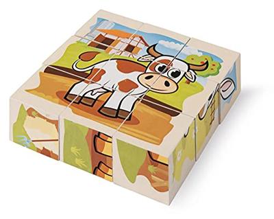 Eichhorn houten blokpuzzel boerderij