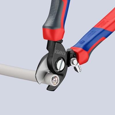 Knipex Kabelschaar met openingsveer met meer-componentengrepen 165 mm - 9522165 - thumbnail