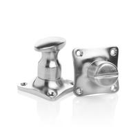 De Oude Deurklink WC Slot - Draaiknop mat nikkel - thumbnail