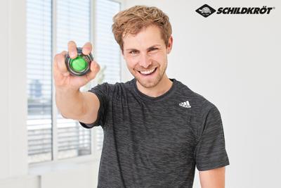 Schildkröt Fitness Spin Ball 70 Mm Grijs/groen