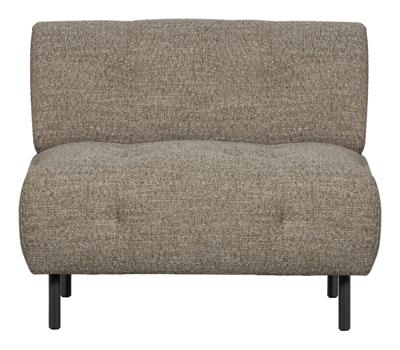 WOOOD Fauteuil 'Lloyd' Geweven stof, kleur Bruin Melange