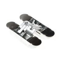 Intersteel | Onzichtbare verdekte scharnier | 130x30mm | Zamak-nikkel | 3D Instelbaar - thumbnail