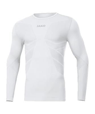 JAKO 6455 Longsleeve Comfort 2.0 - Wit - S
