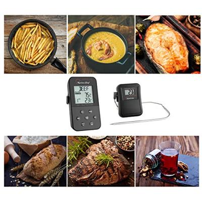 TFA Dostmann 14.1504 Barbecuethermometer Kabelsensor, Alarm, Met timer, Bewaking van kerntemperatuur Langzaam garen, Varken, Rund, Hert, Kalkoen, Lam, Konijn, - thumbnail