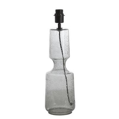 Light & Living Tafellamp 'Labin' Glas, 51cm, kleur Smoke (excl. kap) Light & Living Tafellamp 'Labin' Glas, 51cm, kleur Smoke (excl. kap)