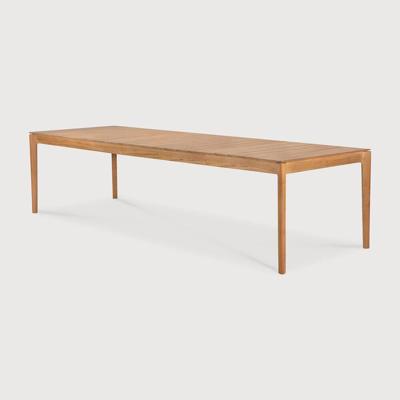 Ethnicraft Tuintafel 'Bok' Teakhout, 300 x 110cm, kleur Naturel