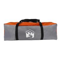Tent met dak Grijs en oranje 268 x 240 x 191 cm Polyester - thumbnail