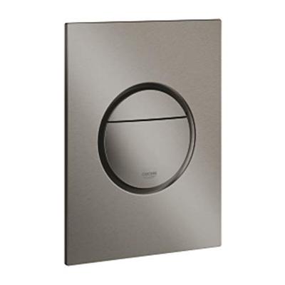 Bedieningsplaat GROHE Nova S Hard Graphite Geborsteld Bedieningsplaat GROHE Nova S Hard Graphite Geborsteld