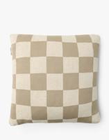 Marc O'Polo Rykki sierkussen Dark sand 50x50 - thumbnail