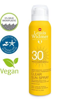 Clear sun spray 30 zonder parfum 125 Milliliter