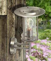 Brilliant York 44781/82 Buitenlamp (wand) LED E27 60 W RVS - thumbnail