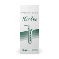 D&apos;Addario Woodwinds RLC05SF La Voz Baritonsaxofoonriet, Soft, 5-pack, Unfiled - thumbnail