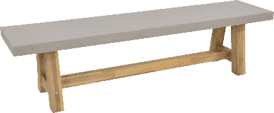Tuinbank Veltis Betonlook 180x40cm