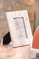 Fotolijsten Home ESPRIT Beige Hars Kristal Marmer Stads 18 x 2 x 22 cm - thumbnail