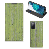 Samsung Galaxy S20 FE Book Wallet Case Green Wood - thumbnail