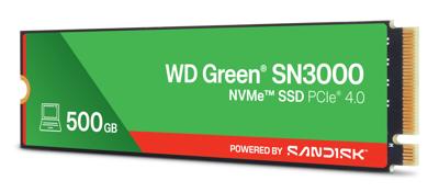 SanDisk SN3000 500 GB M.2 PCI Express 4.0 NVMe QLC 3D NAND (WDS500G4G0E)