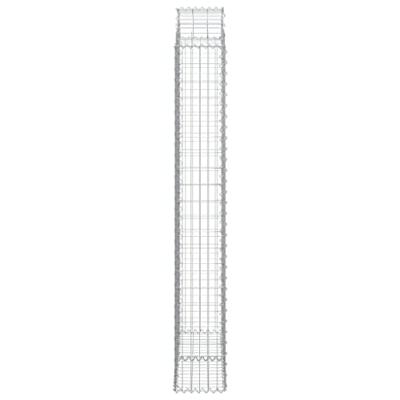 VidaXL Schanskorf gewelfd 100x30x200/220 cm gegalvaniseerd ijzer
