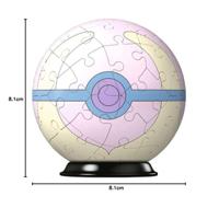 Ravensburger 3d puzzel pokémon heat ball, 54st. - thumbnail