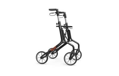Rollator Let&apos;s Move (5,4 kg) | TrustCare | Lichtgewicht rollator | Zonder remkabels | Kleur: Zwart | TCLMO201