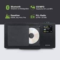 Muse M-65DBT - Microsysteem met DAB+, CD, USB en bluetooth, zwart - thumbnail
