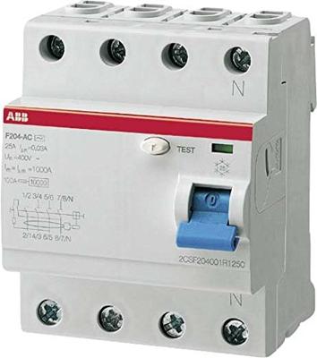 ABB 2CSF204325R1400 F204 F-40/0,03 Aardlekschakelaar F 4-polig 40 A 0.03 A 400 V ABB 2CSF204325R1400 F204 F-40/0,03 Aardlekschakelaar F 4-polig 40 A 0.03 A 400 V