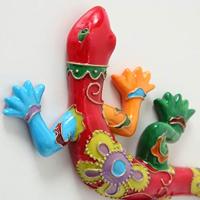 Boltze Home muur deco hagedis 24x13x3cm - thumbnail