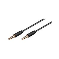 Goobay 69107 AV Audio Aansluitkabel [1x Jackplug male 3,5 mm - 1x Jackplug male 3,5 mm] 2.00 m Zwart - thumbnail