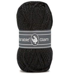 Durable Glam 325 Black - Haakgaren / Breigaren