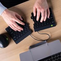 R-Go Tools Ergonomisch toetsenbord R-Go Split Break met pauzesoftware, gesplitst toetsenbord, QWERTY (US), Bluetooth, zwart - thumbnail