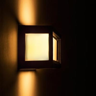 Brick Muurlamp Zwart