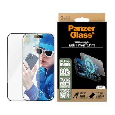 PanzerGlass Gaming 2858 Screenprotector (glas) Apple iPhone 16 Pro 1 stuk(s) Anti-vingerafdruk, Krasvast PanzerGlass Gaming 2858 Screenprotector (glas) Apple iPhone 16 Pro 1 stuk(s) Anti-vingerafdruk, Krasvast