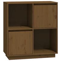 Dressoir 74x35x80 cm massief grenenhout honingbruin - thumbnail