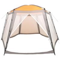 VidaXL Zwembadtent 500x433x250 cm stof grijs - thumbnail