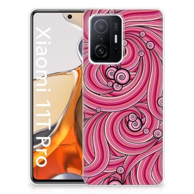 Xiaomi 11T | 11T Pro | Hoesje maken | Swirl Pink