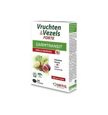 Ortis Vruchten & Vezels Forte Blokje 24