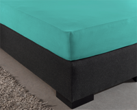 Dreamhouse Hoeslaken Dubbel Jersey Turquoise - thumbnail