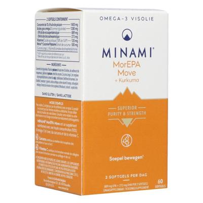 Minami Nutrition MorEPA Omega 3 Move Capsules Plus Kurkuma 60Capsules