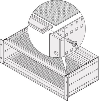 nVent SCHROFF 24561051 Zichtscherm Geperforeerd 4 stuk(s) Piece