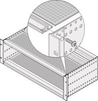 nVent SCHROFF 24561051 Zichtscherm Geperforeerd 4 stuk(s) Piece - thumbnail