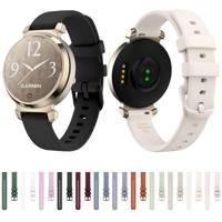 By Qubix - Siliconen bandje - Mauve - Compatible met Garmin Lily 2 - Compatible Garmin bandje - thumbnail