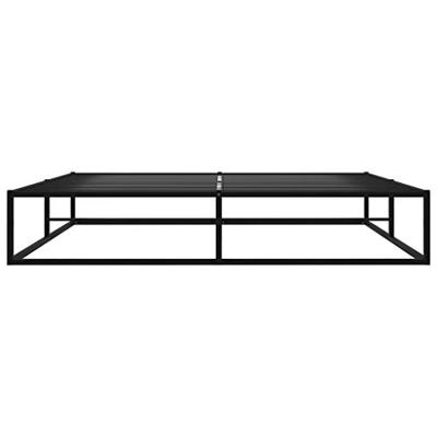 Bedframe metaal zwart 180x200 cm Bedframe metaal zwart 180x200 cm