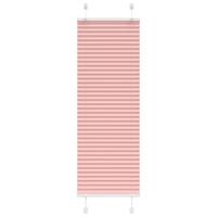 Pliss rolgordijn 45x150 cm stofbreedte 44,4 cm polyester roze - thumbnail
