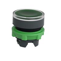 Schneider Electric ZB5AA38 Harmony ZB5AA38 Druktoets Bedieningsknop vlak 1 knop Groen Druk-ontgrendeling 1 stuk(s) - thumbnail