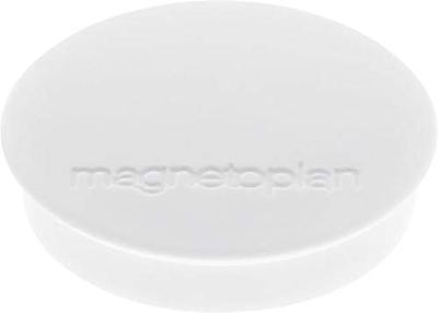 magnetoplan Magneet Discofix Standard (Ø x h) 30 mm x 8 mm Rond Wit 10 stuk(s) 1664200